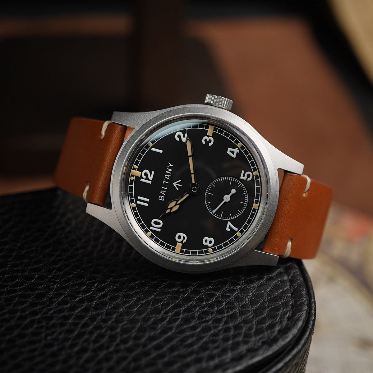 Baltany D12 Military S182025 36mm Black Dial - Horology Story Youtube Store