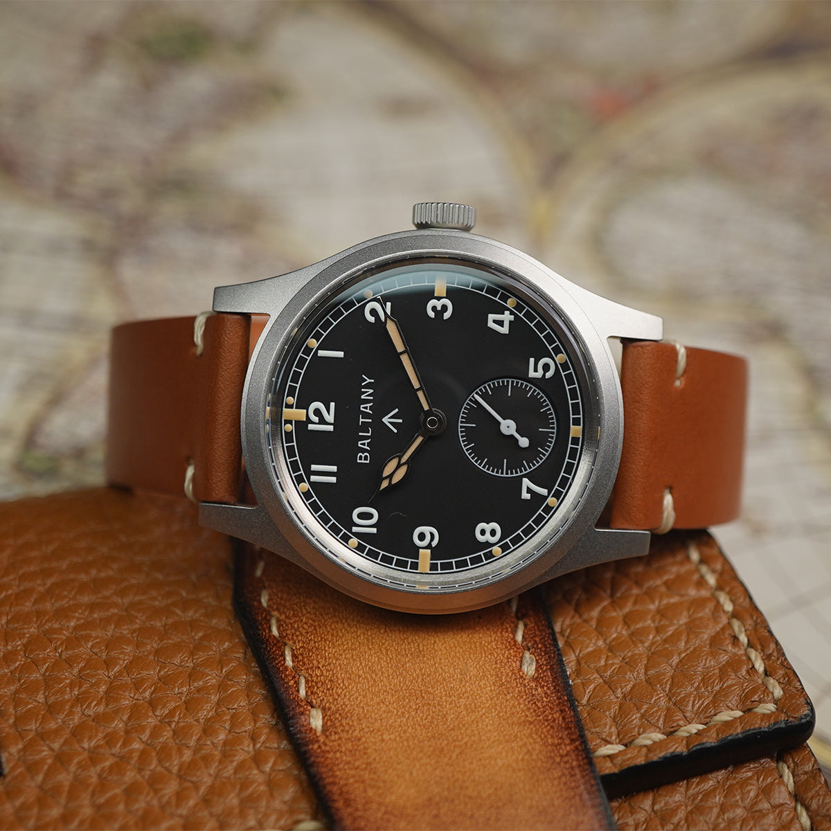 Baltany D12 Military S182025 36mm Black Dial - Horology Story Youtube Store