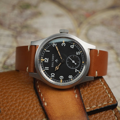 Baltany D12 Military S182025 36mm Black Dial - Horology Story Youtube Store