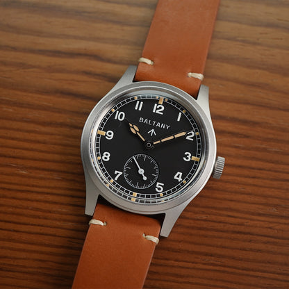 Baltany D12 Military S182025 36mm Black Dial - Horology Story Youtube Store