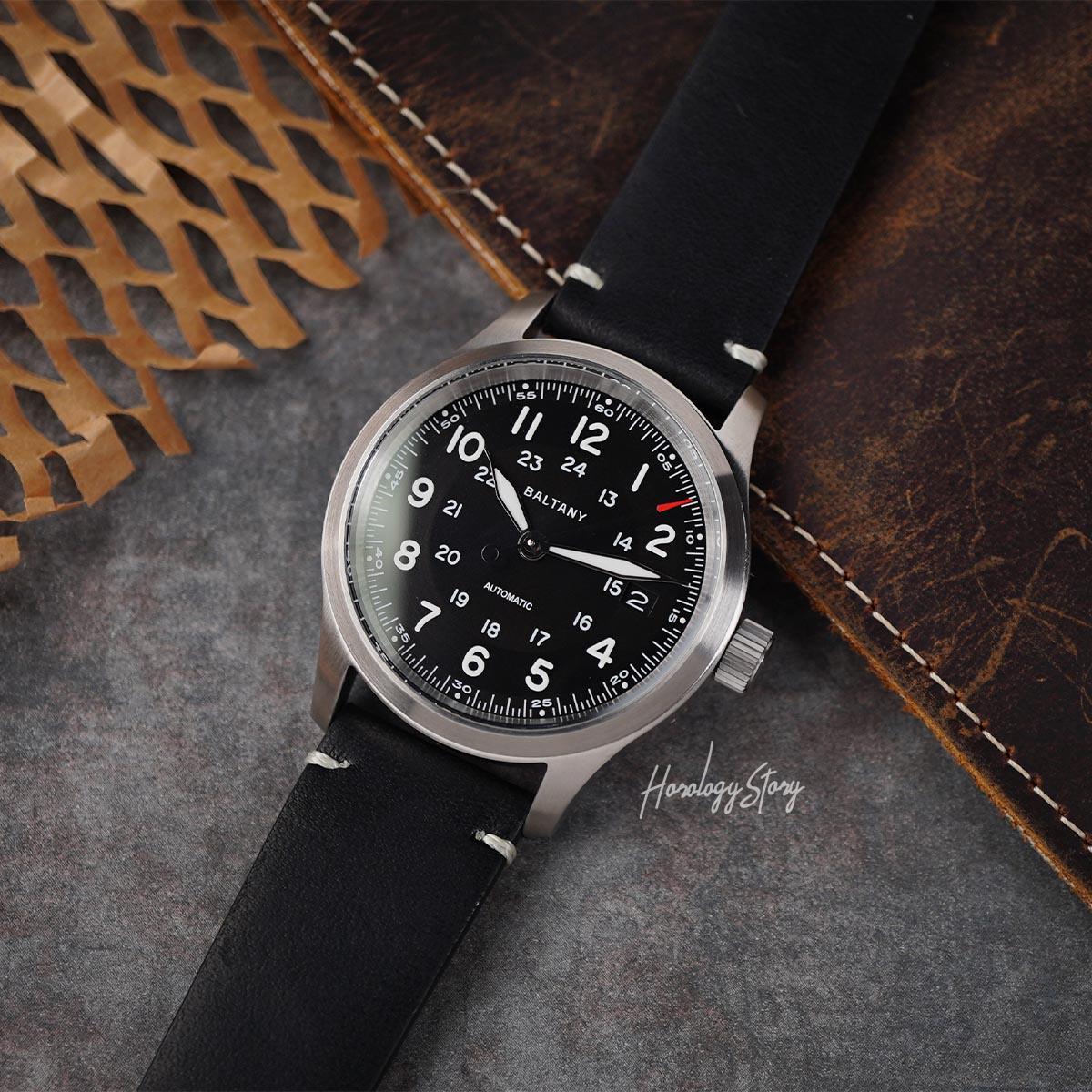 Baltany Military Khaki Field S202049 39mm - Horology Story Youtube Store