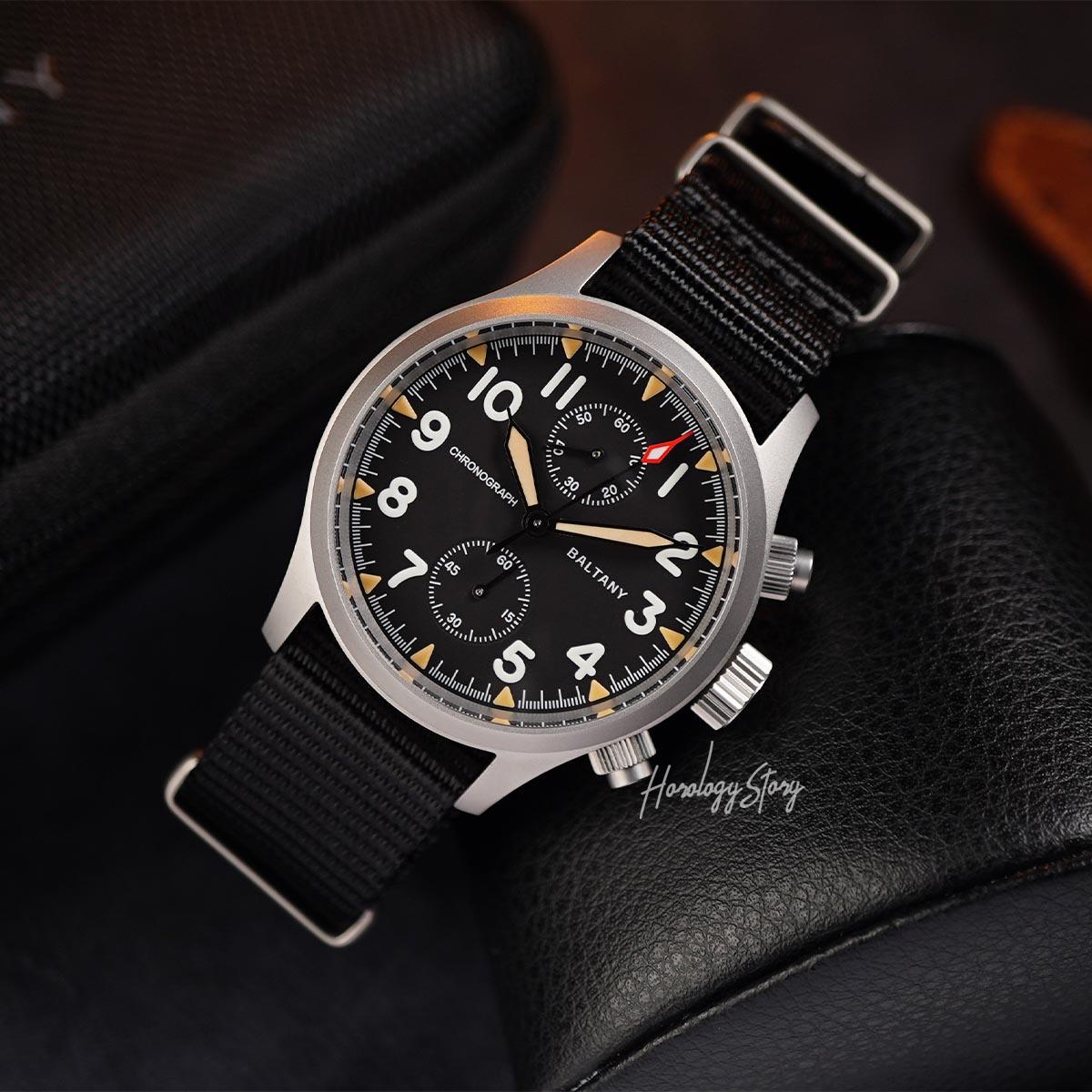 Baltany Military Chronograph S205033 39mm - Horology Story Youtube Store