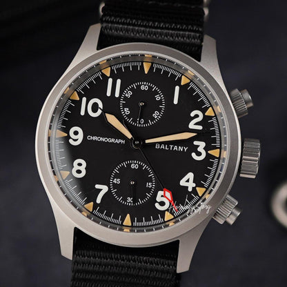 Baltany Military Chronograph S205033 39mm - Horology Story Youtube Store