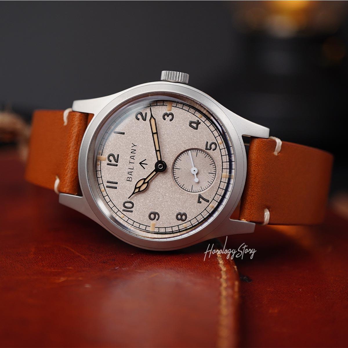 Baltany D12 Military S182025 36mm White Dial - Horology Story Youtube Store