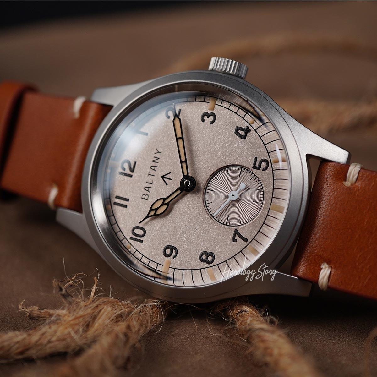 Baltany D12 Military S182025 36mm White Dial - Horology Story Youtube Store