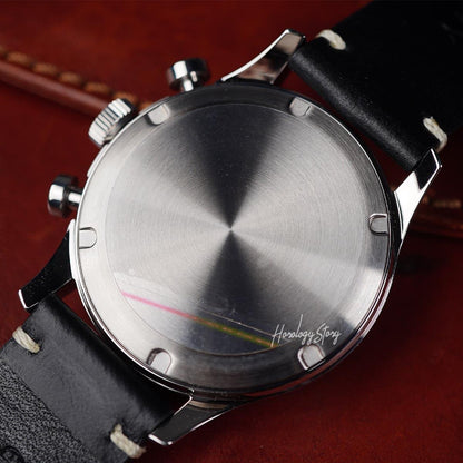 Baltany Retro Chronograph S205034 39mm White Dial - Horology Story Youtube Store