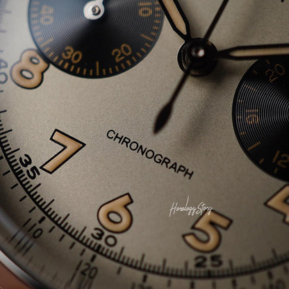 Baltany Retro Chronograph S205034 39mm Cream Dial - Horology Story Youtube Store