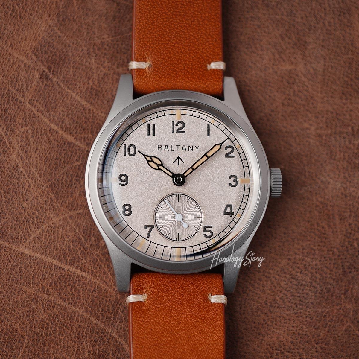 Baltany D12 Military S182025 36mm White Dial - Horology Story Youtube Store