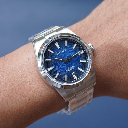 Baltany 3D Smoked Dial S4105 39mm Blue Dial