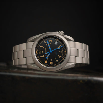 Boderry Voyager Titanium Field 100m Titanium Bracelet - Horology Story Youtube Store