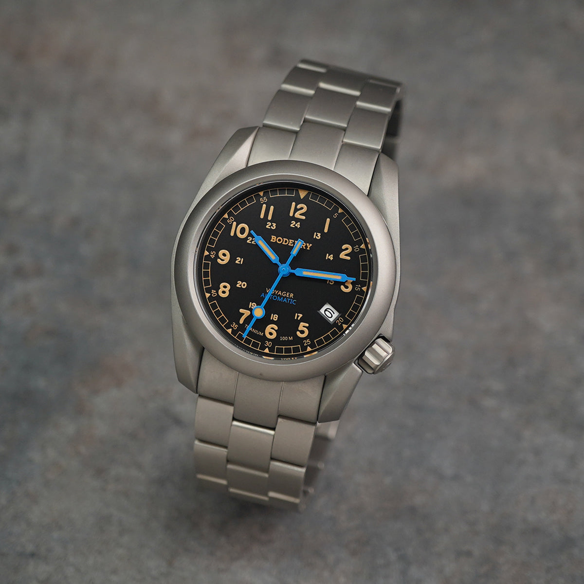 Boderry Voyager Titanium Field 100m Titanium Bracelet - Horology Story Youtube Store