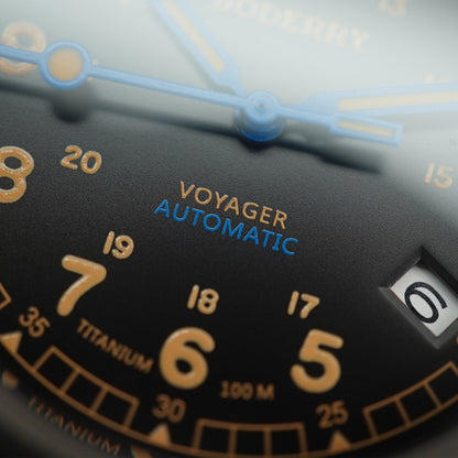 Boderry Voyager Titanium Field 100m Titanium Bracelet - Horology Story Youtube Store