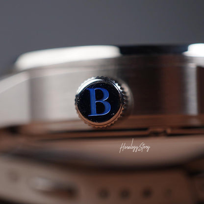 Batavi Geograaf Arctic Down Salmon Dial - Horology Story Youtube Store