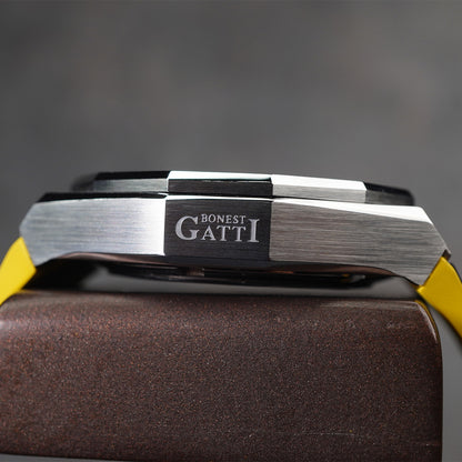 Bonest Gatti King Speed BG8601 Round Shaped Silver Steel Case