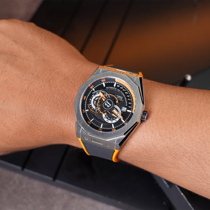 Bonest Gatti King Speed BG8601 Round Shaped Silver Steel Case