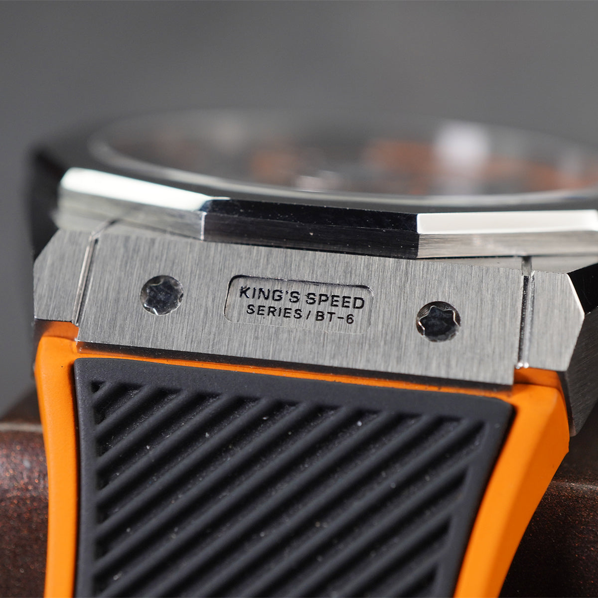 Bonest Gatti King Speed BG8601 Round Shaped Silver Steel Case