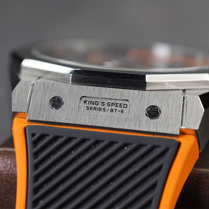 Bonest Gatti King Speed BG8601 Round Shaped Silver Steel Case