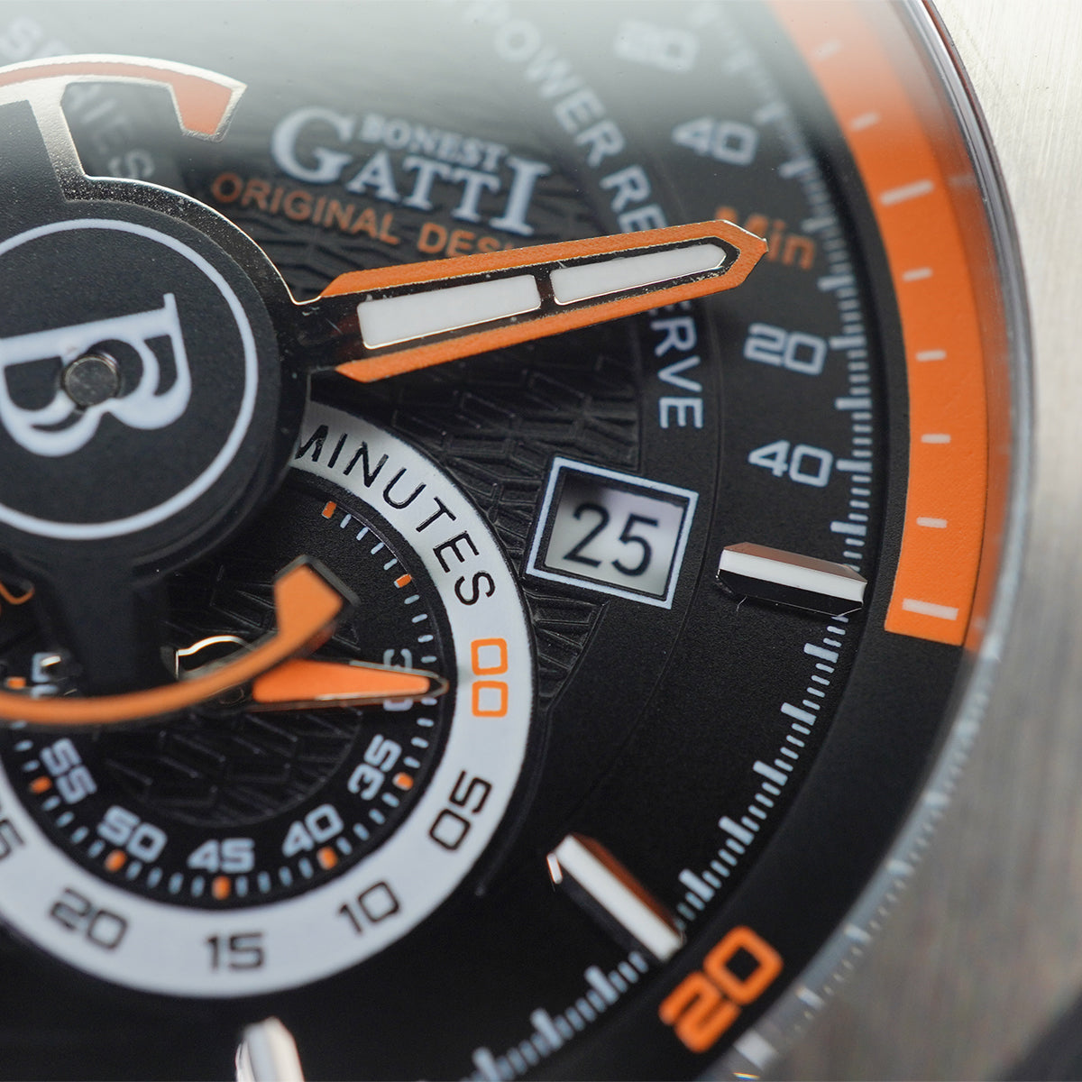 Bonest Gatti King Speed BG8601 Round Shaped Silver Steel Case