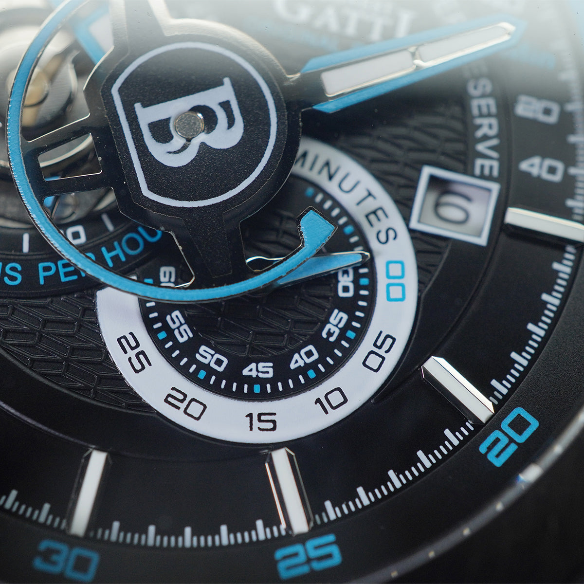 Bonest Gatti King Speed BG8601-A6 Round Shaped Black Steel Case