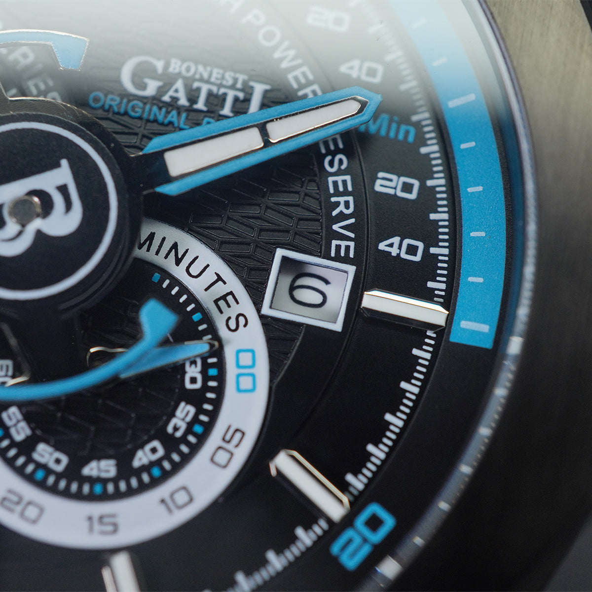 Bonest Gatti King Speed BG8601-A6 Round Shaped Black Steel Case