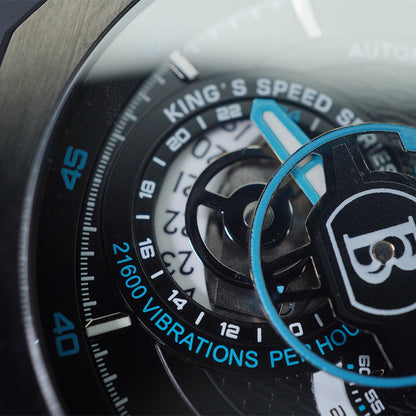 Bonest Gatti King Speed BG8601-A6 Round Shaped Black Steel Case