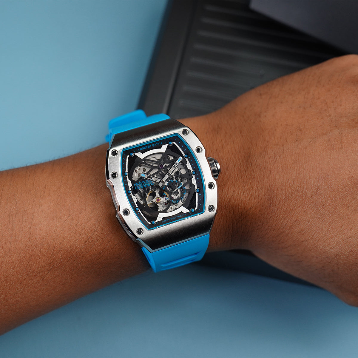 Bonest Gatti Ghost Speed BG9901-A1 Silver Steel Case