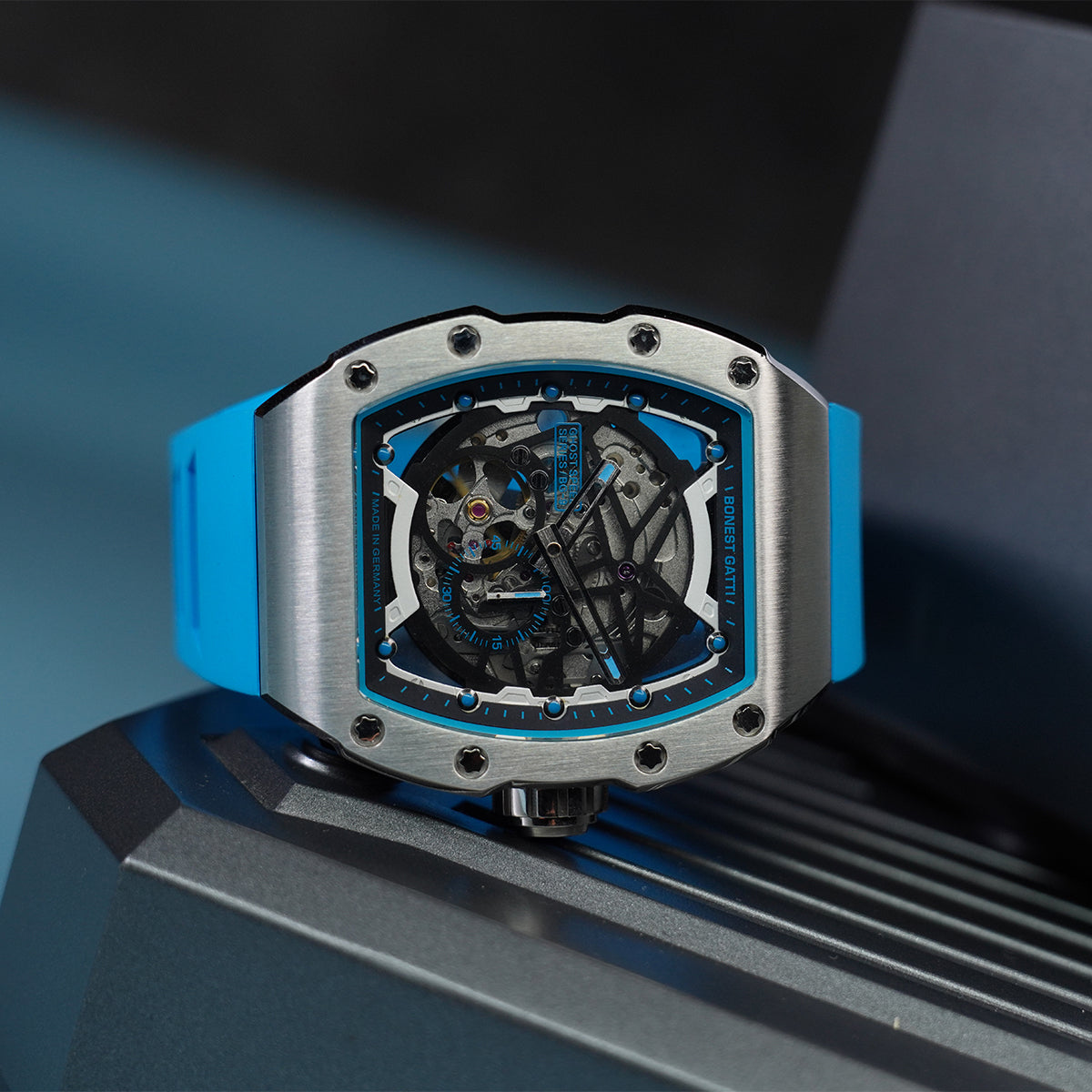 Bonest Gatti Ghost Speed BG9901-A1 Silver Steel Case