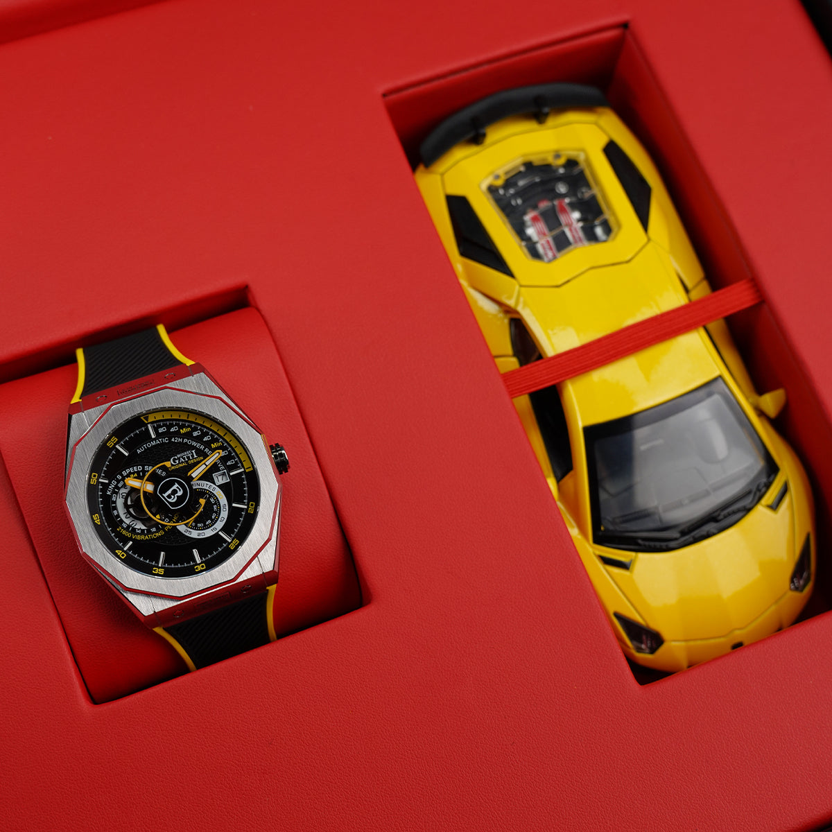 Bonest Gatti King Speed BG8601 Round Shaped Silver Steel Case