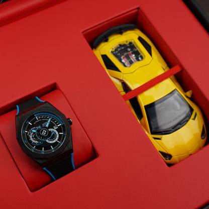 Bonest Gatti King Speed BG8601-A6 Round Shaped Black Steel Case