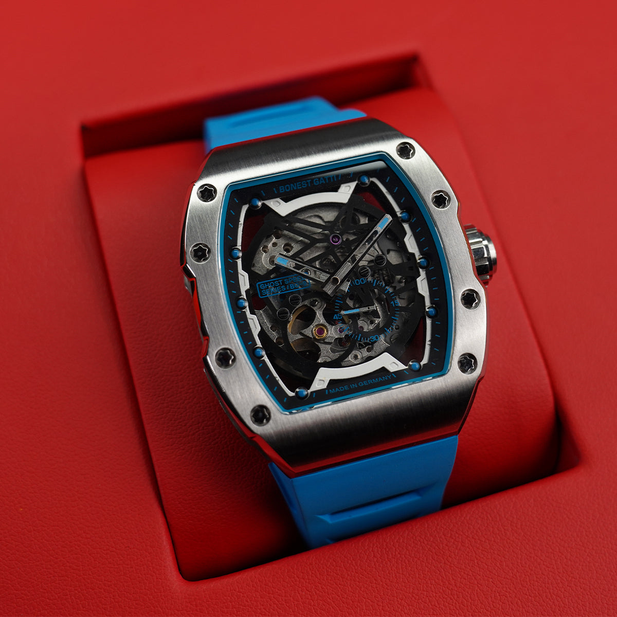 Bonest Gatti Ghost Speed BG9901-A1 Silver Steel Case