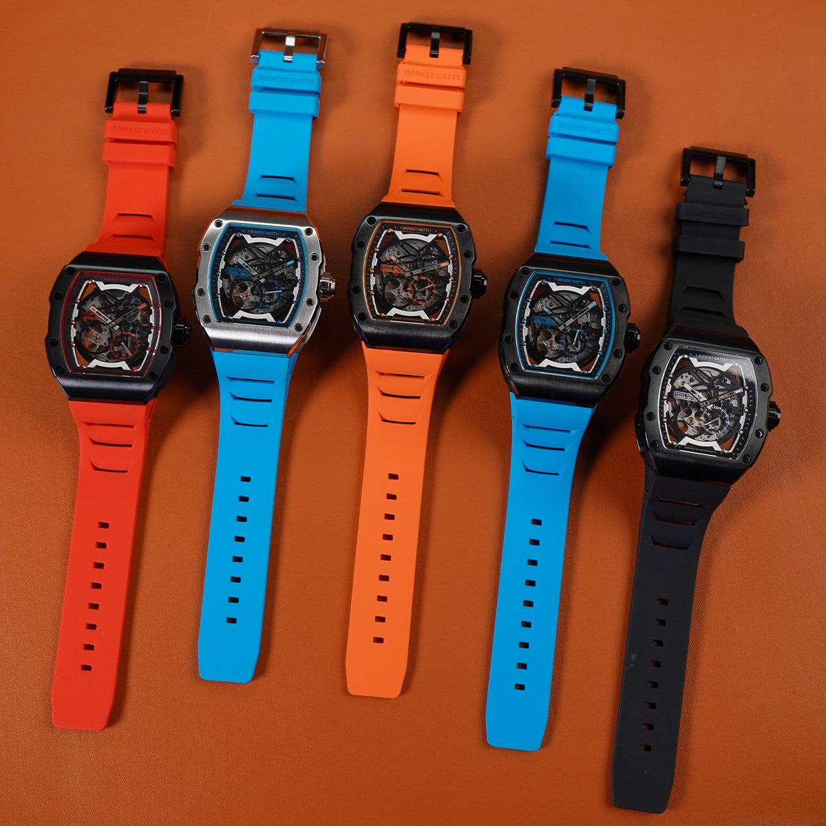 Bonest Gatti Ghost Speed BG9901-A1 Silver Steel Case