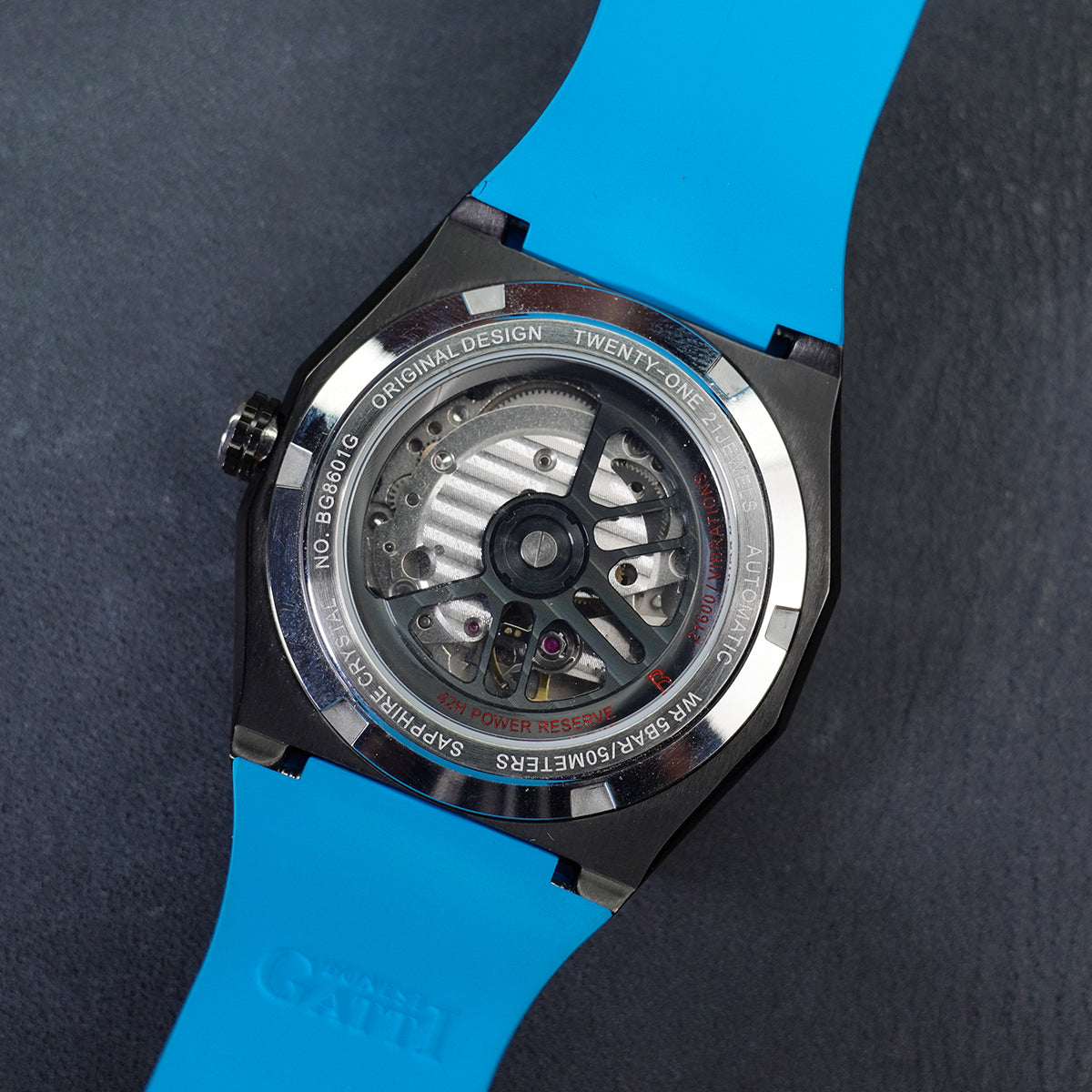 Bonest Gatti King Speed BG8601-A6 Round Shaped Black Steel Case