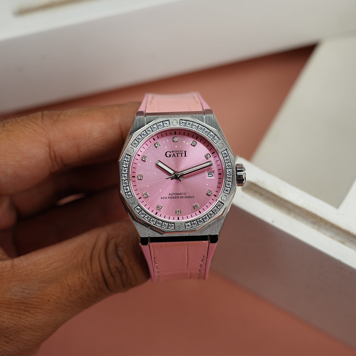 Bonest Gatti Starry Series BG8902 Zirconia Stones Bezel