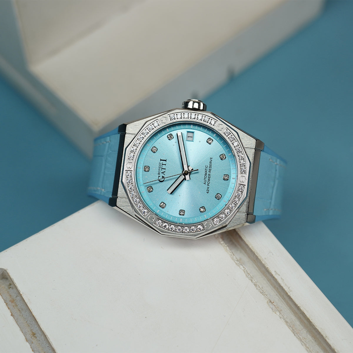 Bonest Gatti Starry Series BG8902 Zirconia Stones Bezel