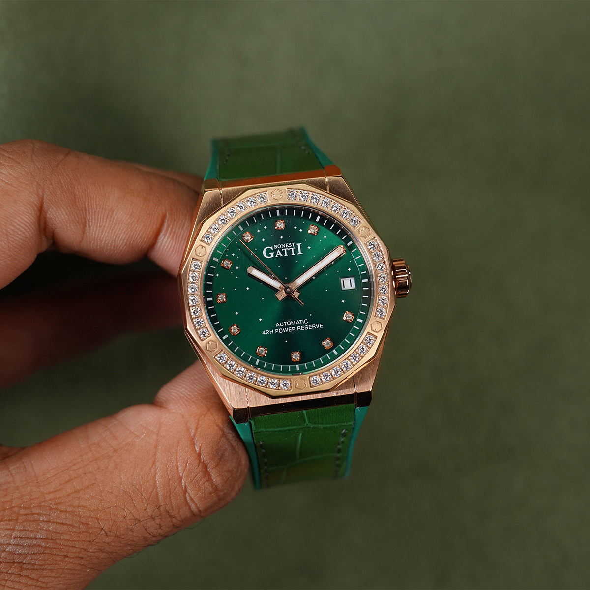 Bonest Gatti Starry Series BG8902 Zirconia Stones Bezel