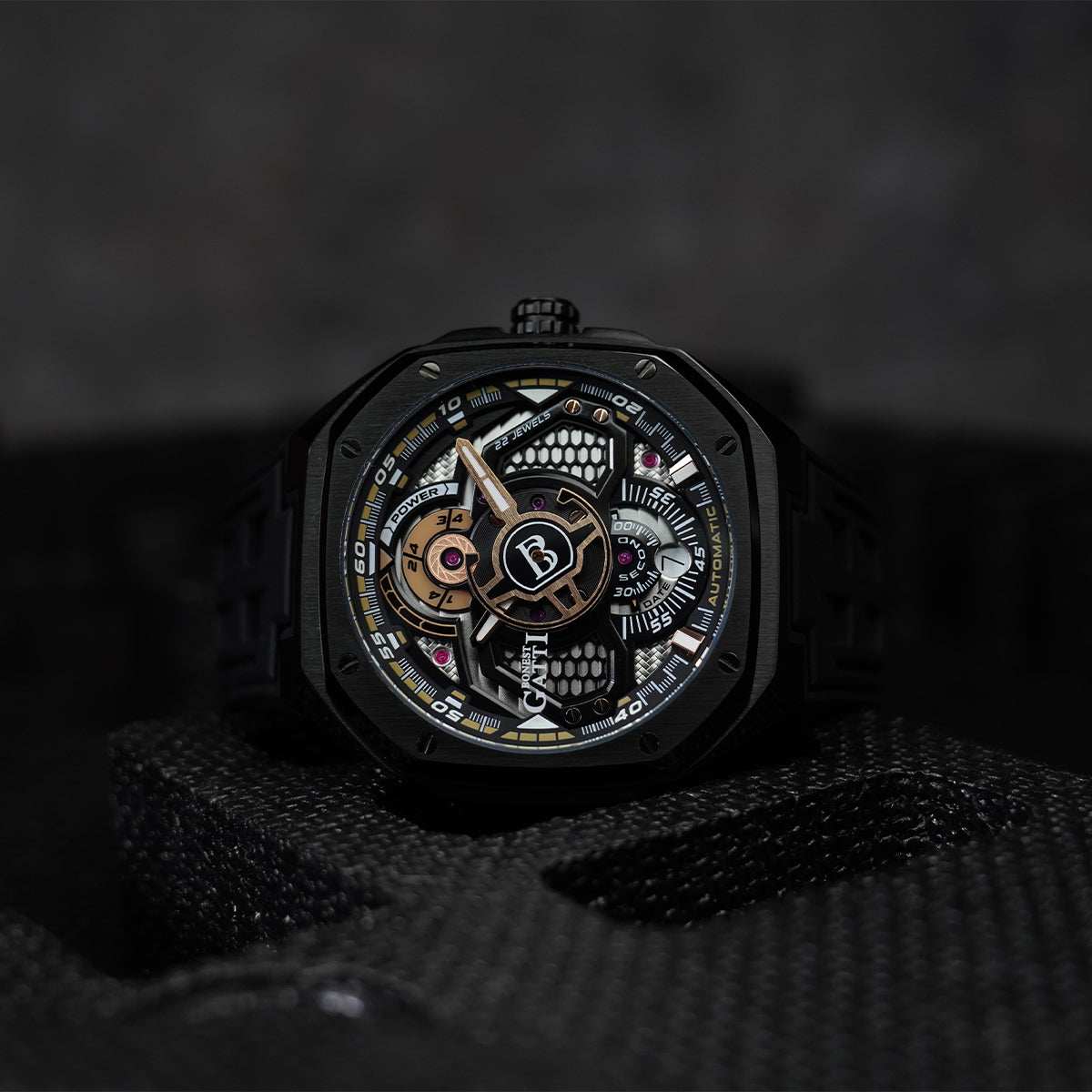 Bonest Gatti Machinery BG5801 Black Steel Case