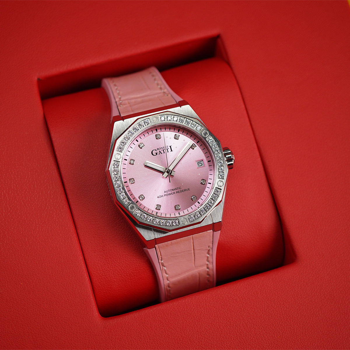 Bonest Gatti Starry Series BG8902 Zirconia Stones Bezel