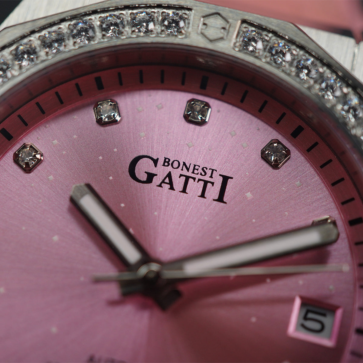 Bonest Gatti Starry Series BG8902 Zirconia Stones Bezel