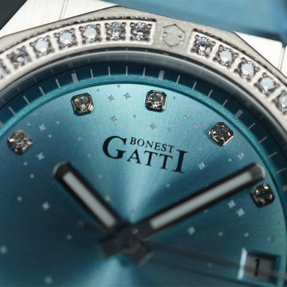 Bonest Gatti Starry Series BG8902 Zirconia Stones Bezel