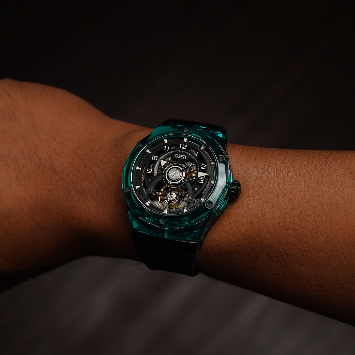 Bonest Gatti Topspeed BG5806 Round Shaped Transparent Case - Horology Story Youtube Store