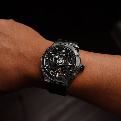 Bonest Gatti Topspeed BG5806 Round Shaped Transparent Case - Horology Story Youtube Store