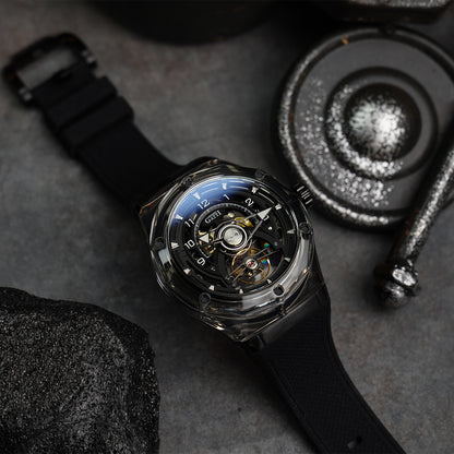 Bonest Gatti Topspeed BG5806 Round Shaped Transparent Case - Horology Story Youtube Store