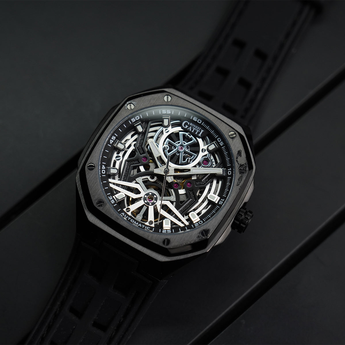 Bonest Gatti Reverse Gravity BG5802 Black Steel Case