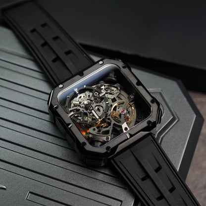 Bonest Gatti King Device BG5804 Square shaped Case - Horology Story Youtube Store