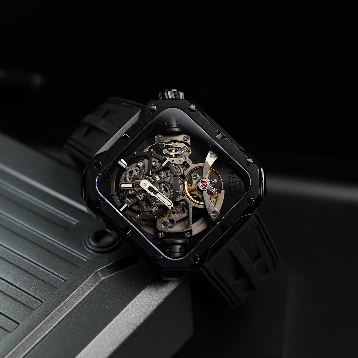 Bonest Gatti King Device BG5804 Square shaped Case - Horology Story Youtube Store