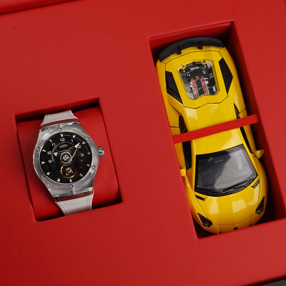 Bonest Gatti Topspeed BG5806 Round Shaped Transparent Case - Horology Story Youtube Store