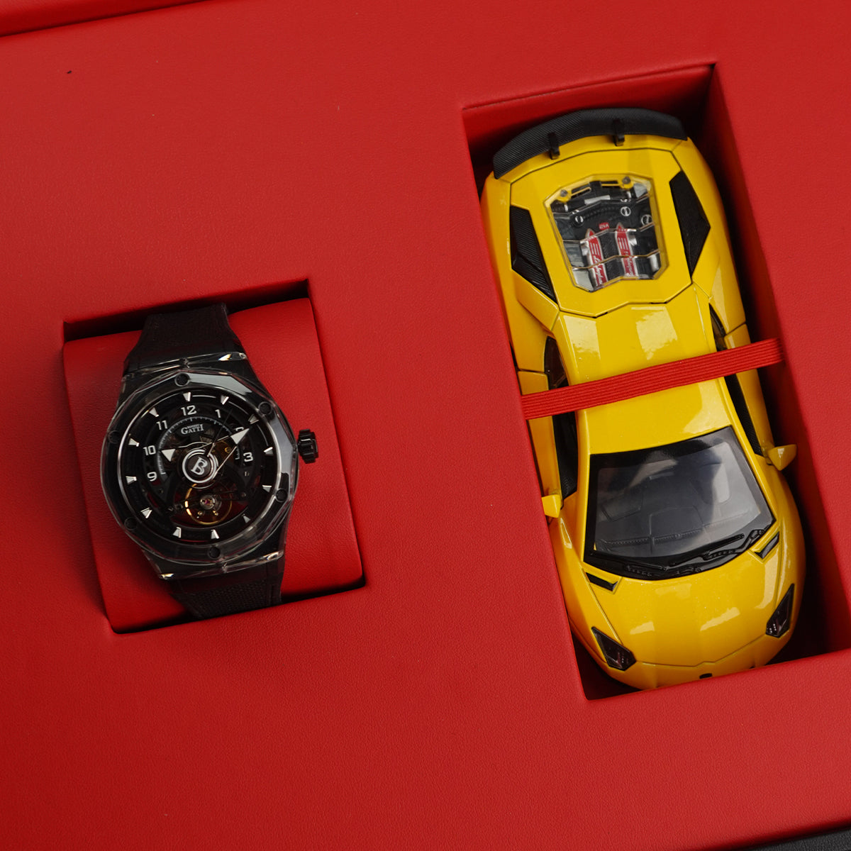 Bonest Gatti Topspeed BG5806 Round Shaped Transparent Case - Horology Story Youtube Store