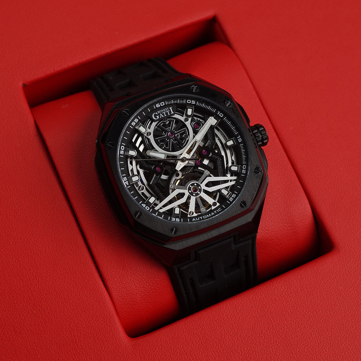 Bonest Gatti Reverse Gravity BG5802 Black Steel Case