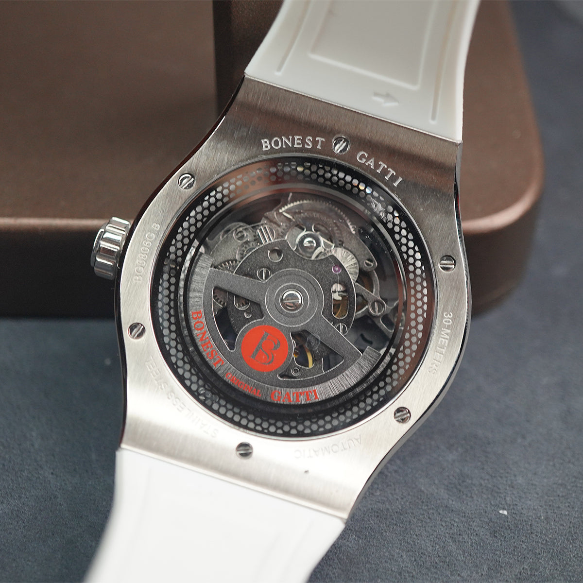 Bonest Gatti Topspeed BG5806 Round Shaped Transparent Case - Horology Story Youtube Store