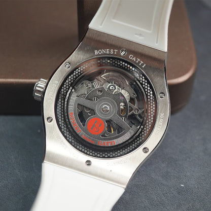 Bonest Gatti Topspeed BG5806 Round Shaped Transparent Case - Horology Story Youtube Store